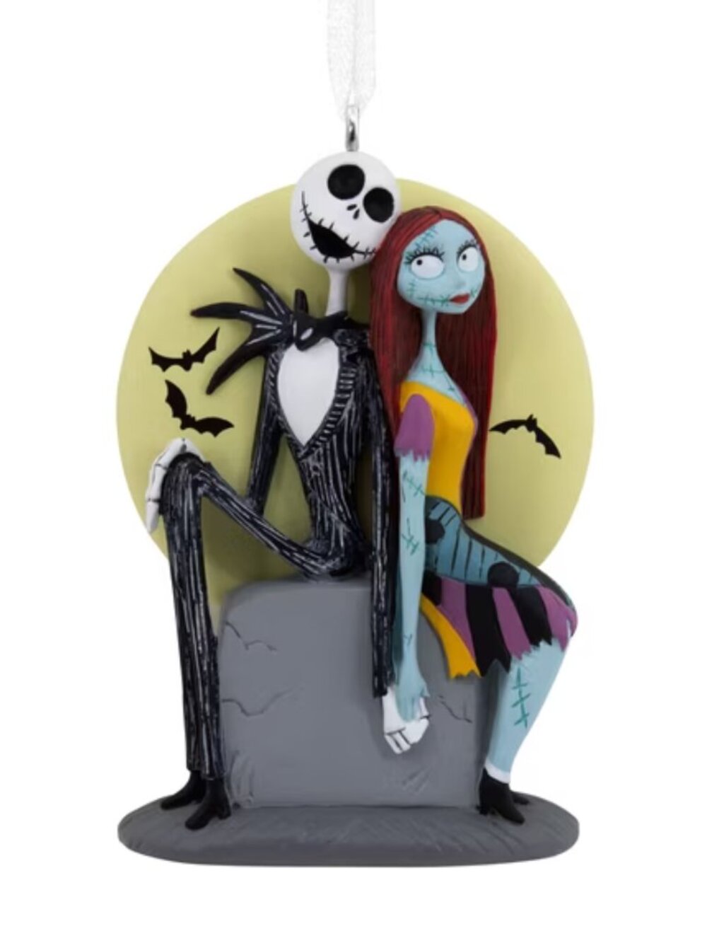 Hallmark Jack Skellington & Sally Ornament The Nightmare Before Christmas 2022